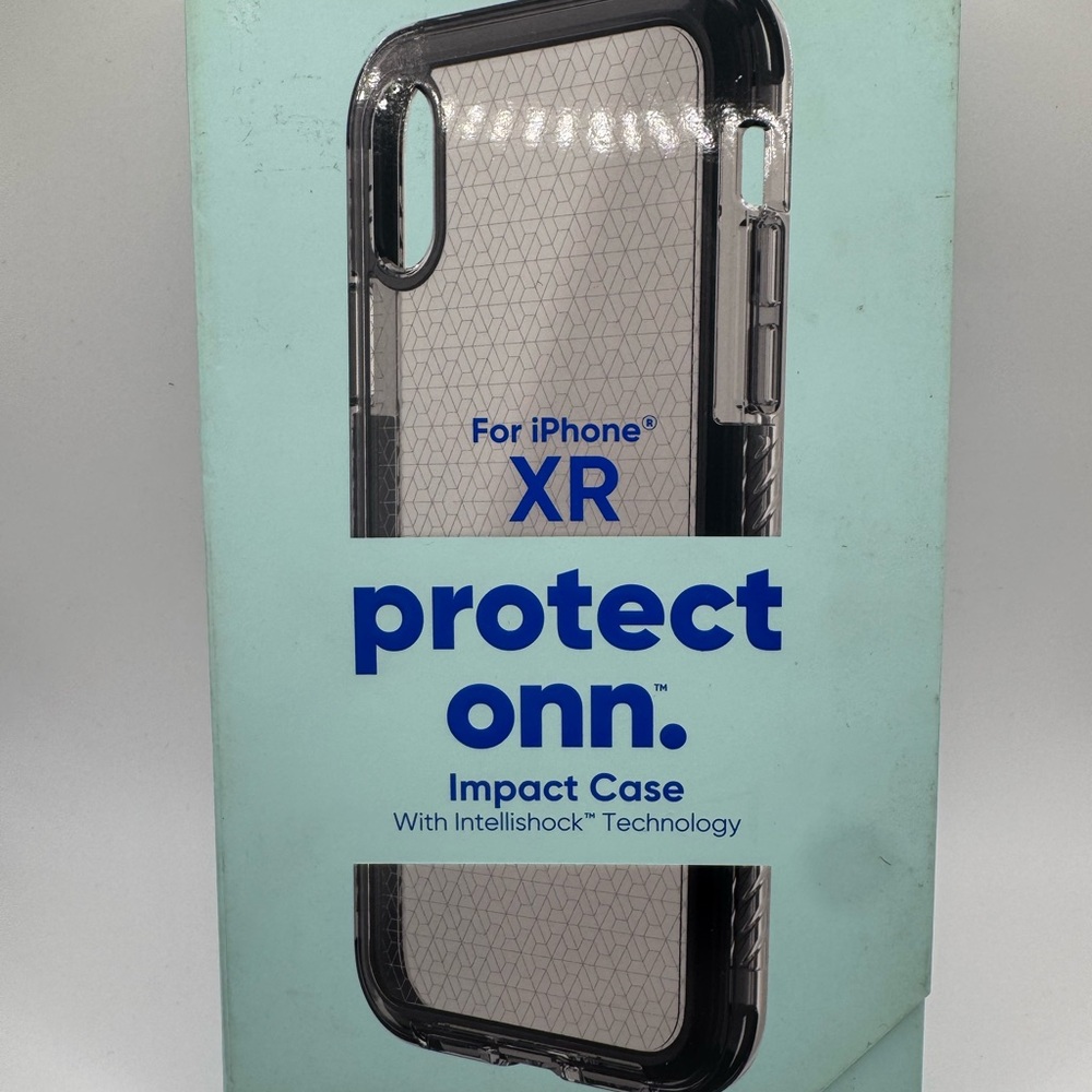 On Running Clear and Black Impact Case for iPhone XR